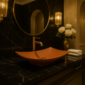 Lavoar / Chiuveta VELA Marmura Compozita 60 Rosso Verona